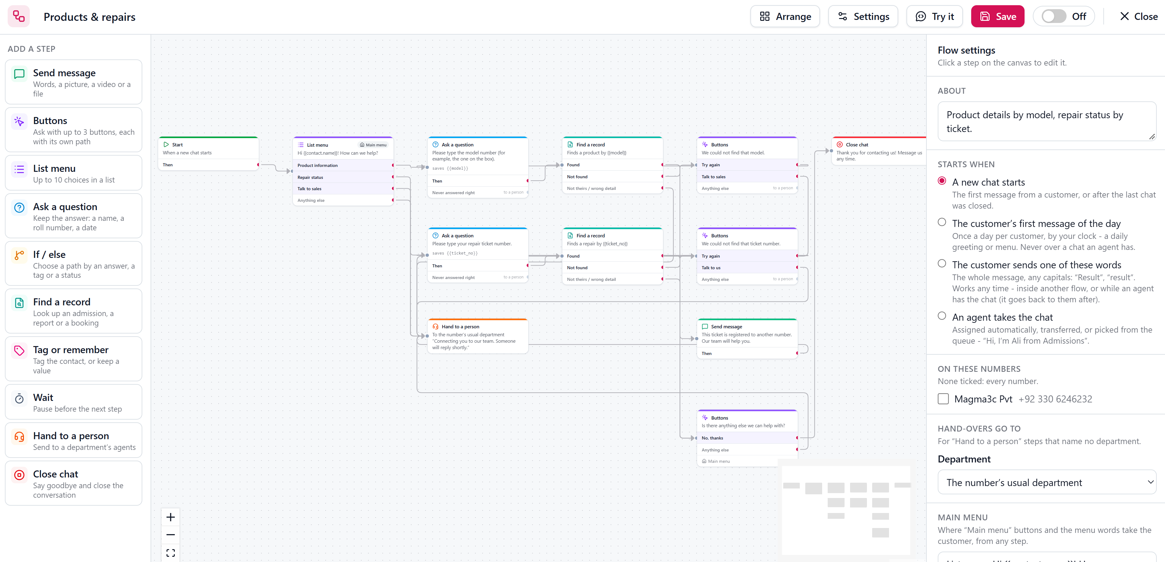 Whatsapp Automation preview